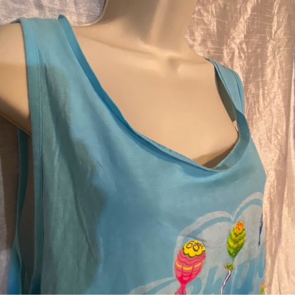 Chupa Chups Barcelona tank top, SZ L GUC, binding at collar a bit stretched - Picture 3 of 9